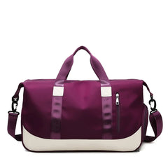 Ainvoev Nylon Women Shoulder Bags Luggage Big Sports Gym Bag