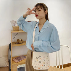 Classic Women Crossbody Shoulder Bag Sweet Girls Shopping Bag