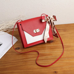 Women's Wild Shoulder Messenger Bag with Ribbon Casual Mobile Phone Change Bag