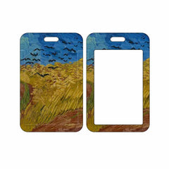 Air ID Name Card Cover Oil Painting Student Bus Business Card Cover