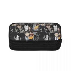 Aizawa Shota Collage Pen Box Student School Anime Zipper Pen Bag
