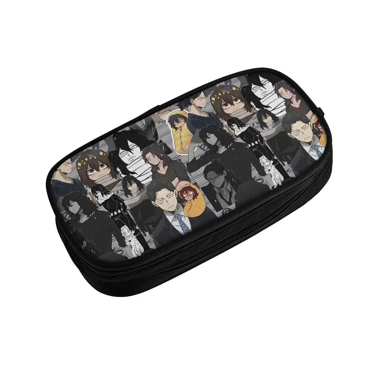 Aizawa Shota Collage Pen Box Student School Anime Zipper Pen Bag
