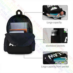 All Leeds Aren't We United Utd Yorkshire Rose Terraces Large Capacity Backpack