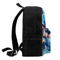 Alcohol Ink Painting Travel Laptop Bagpack - Love Mood Ink