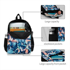 Alcohol Ink Painting Travel Laptop Bagpack - Love Mood Ink