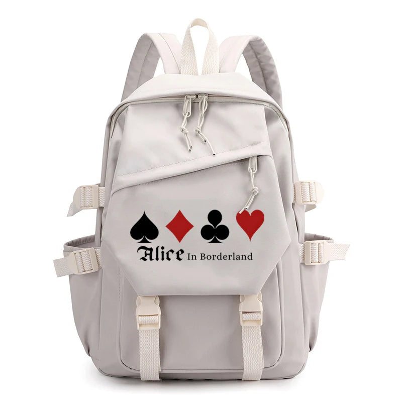 Alice In Borderland School Backpacks Women Laptop Rucksack Boys Girls Shoulder S