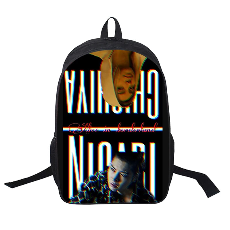 Alice In Borderland USB Backpacks Men Women Travel Laptop Shoulder Bags