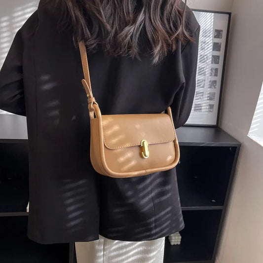 Alirattan Retro Women's Shoulder Bag Small Square Messenger Bag