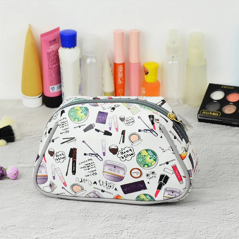 Alirattan Three-Piece Cosmetic Bag Ladies Travel Convenient Storage Bag
