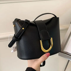 Alirattan Women's Handbags Retro PU Leather Shoulder Bag