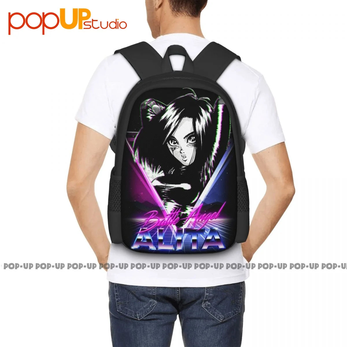 Alita Battle Angel SciFi Backpack Large Capacity Schoolbag Sports Style
