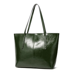 Large Capacity Leather Women's Shoulder Bags Retro Handbags High Europe Tote Bag