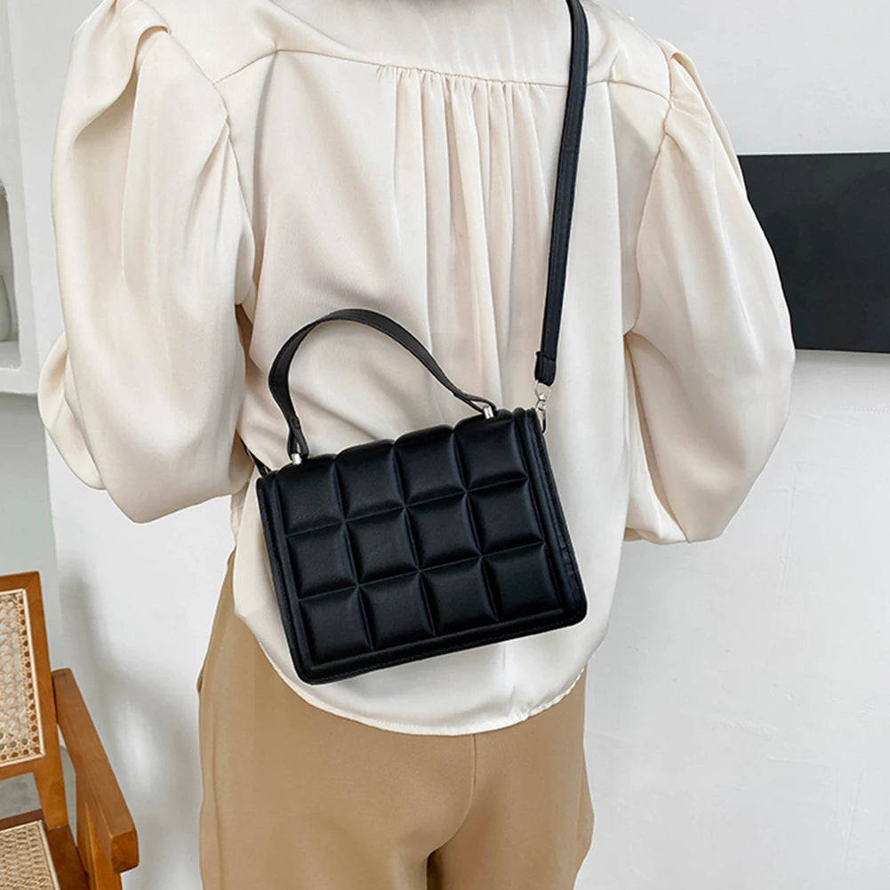 Women Flap Shoulder Bags PU Leather Crossbody Bags Small Messenger Bags