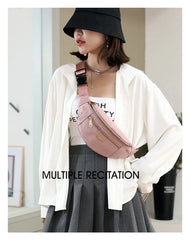 Canvas Waist Bag For Women Shoulder Crossbody Chest Bags