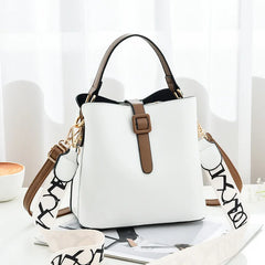 Portable Bucket Bag Lady Shoulder Bag Female Bag