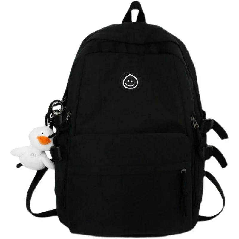 Harajuku Small Backpacks for Women Waterproof Nylon School Bags