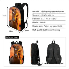 African Girl Print Backpack 16 Inch Sublimation School Bag