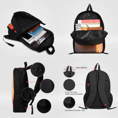 African Girl Print Backpack 16 Inch Sublimation School Bag