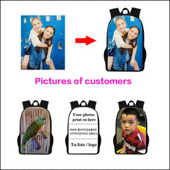 African Girl Print Backpack 16 Inch Sublimation School Bag