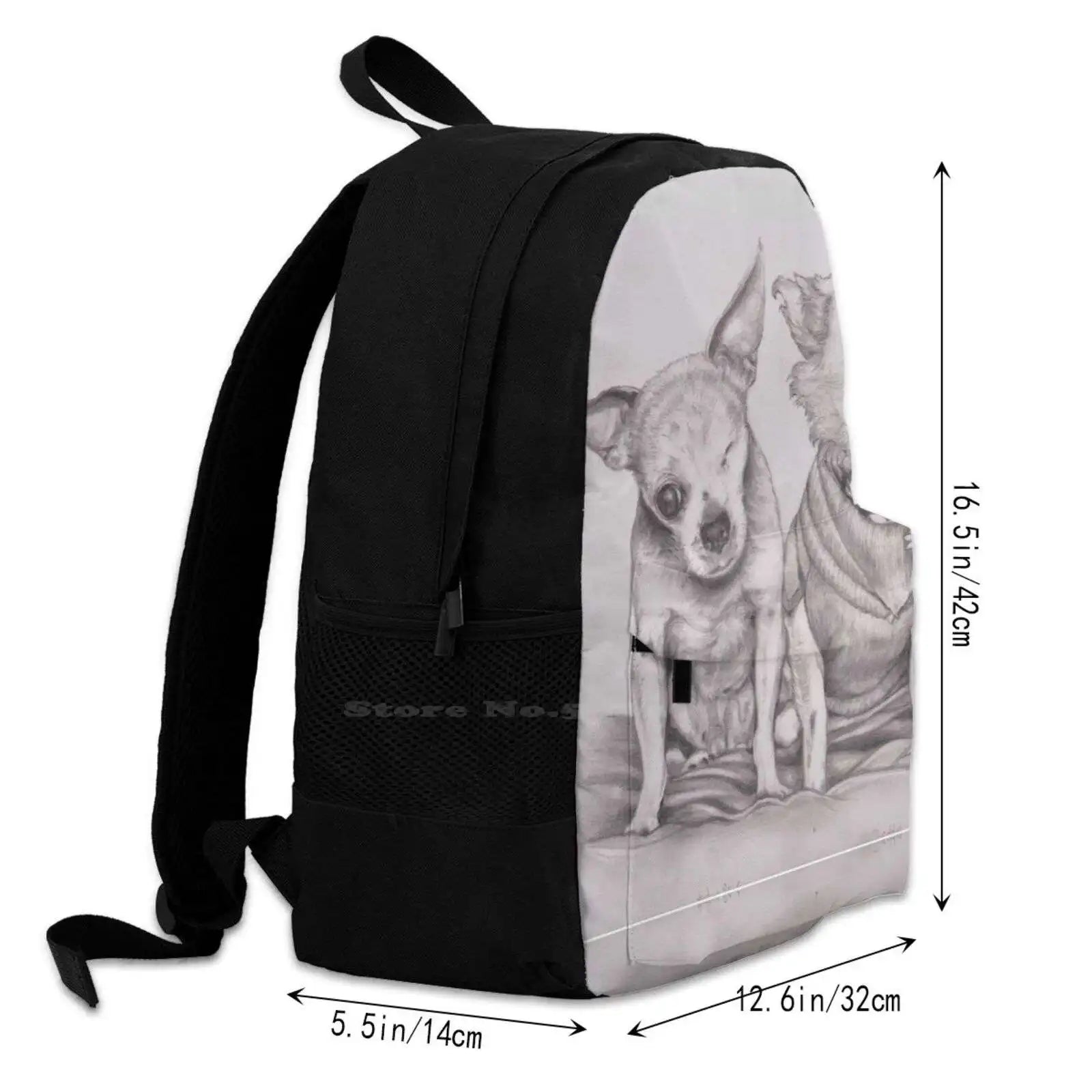 Teddy Puppy Mill Survivors Women Men Teens Laptop Travel School Bags