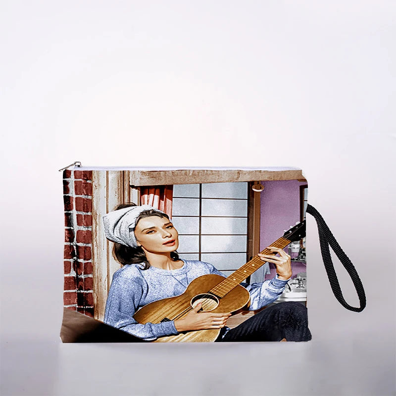 Angel Hepburn Printing Cosmetic Bag Ladies Cosmetic Storage Bag