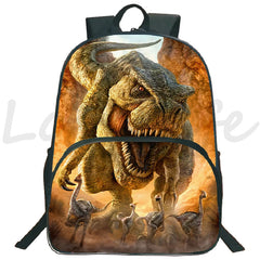 Dinosaur Backpack for Boy Girl School Bag Kids Rucksack 16 Inch Bookbag