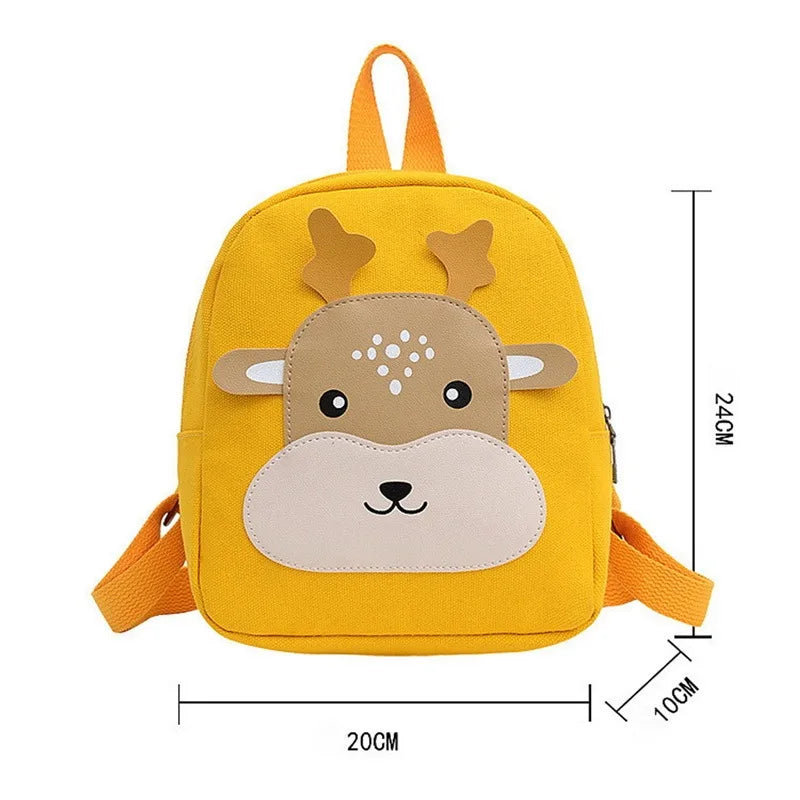 Kids Cartoon Animals Backpack Girl Boys School Bag
