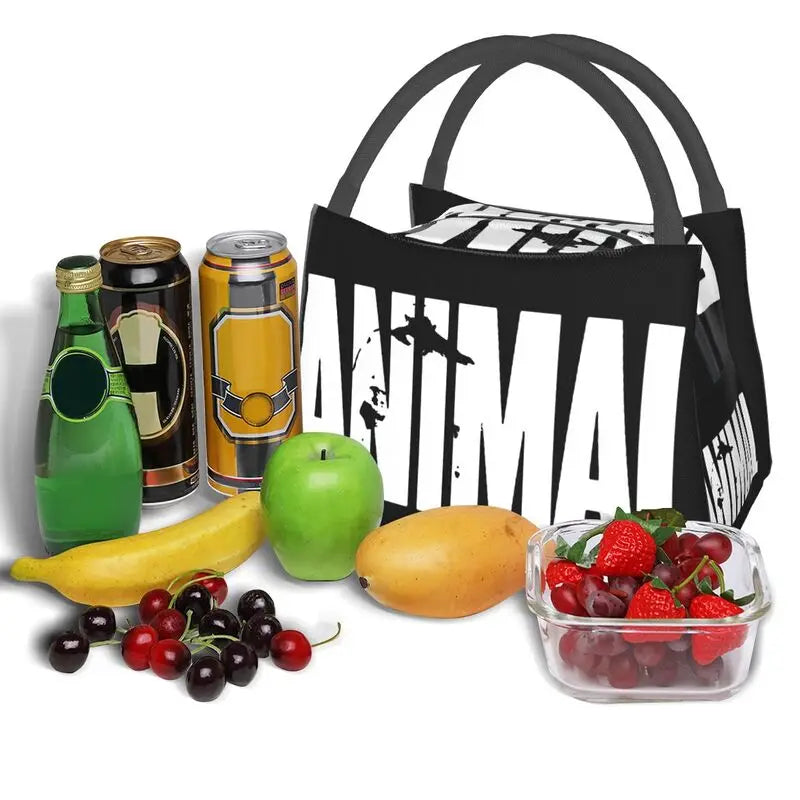 Animal Training Insulated Lunch Bags for Women Bodybuilding Fitness Gym