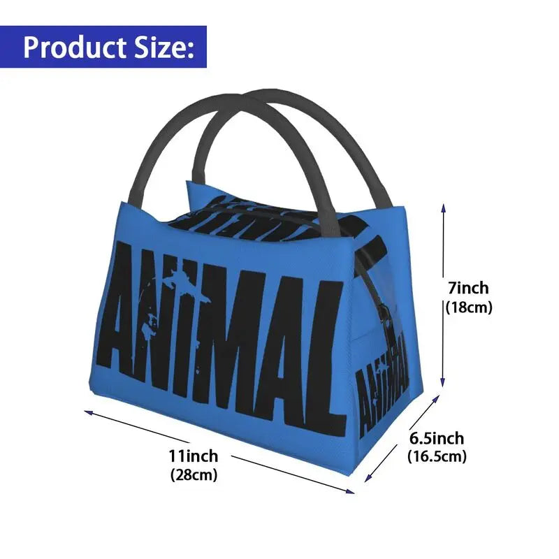 Animal Training Insulated Lunch Tote Bag for Women