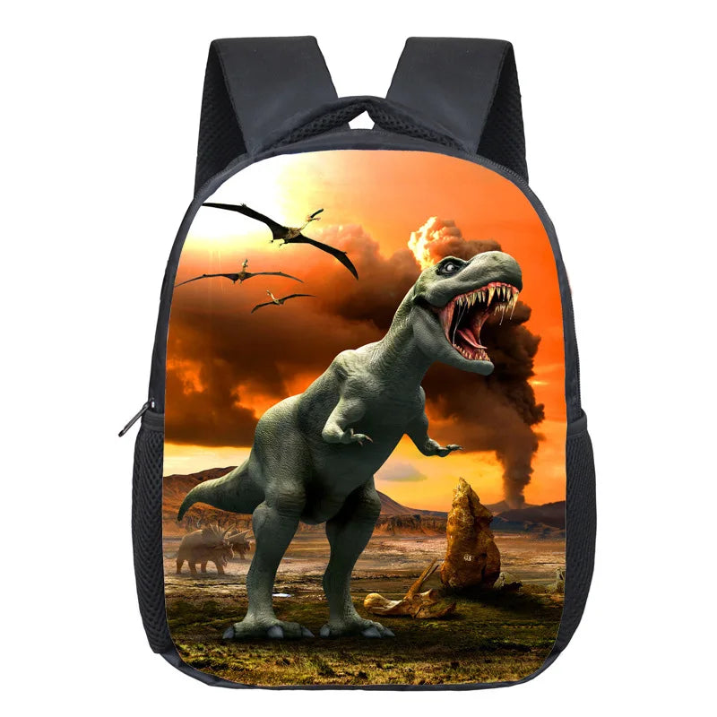 Dinosaur Magic Dragon Backpack Kids Schoolbags Boys Girls School Bags