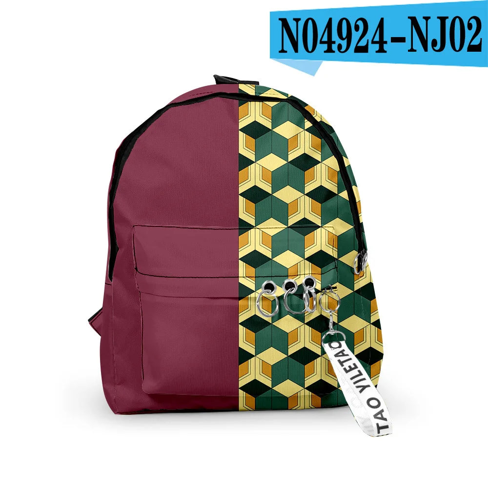 Demon Slayer Nezuko Agatsuma 3D Backpack School Bag