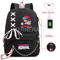Anime Backpack Friday Night Funkin Boys Girls Students School Bag