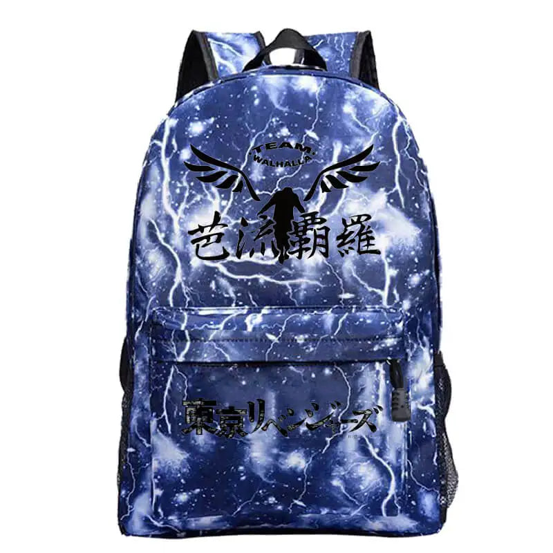 Tokyo Revengers Printed Anime Backpack - Harajuku High Bookbag