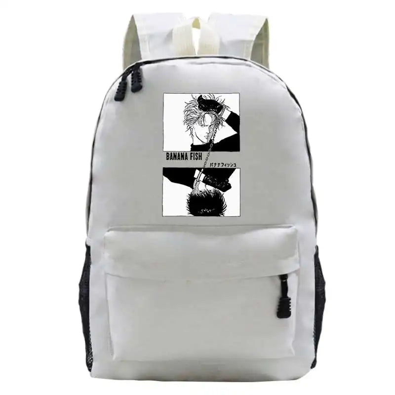 Anime Banana Fish Casual Backpack Women Travel Bag Student School Bag