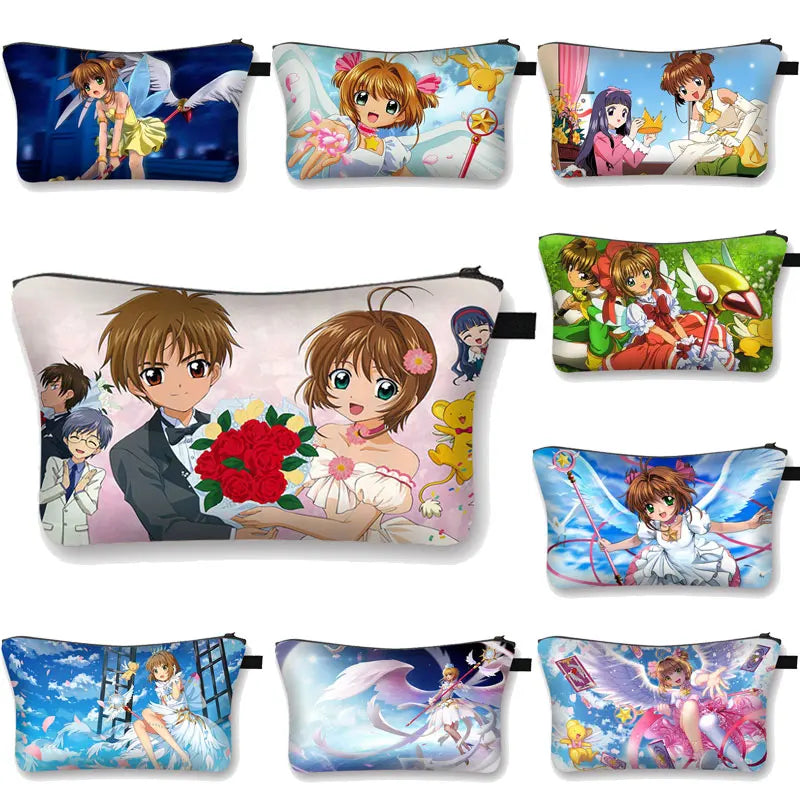 Cardcaptor Sakura Clow Cosmetic Case Makeup Bag for Travel
