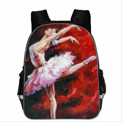 Anime Character Ballet Printing Backpack for Teenagers