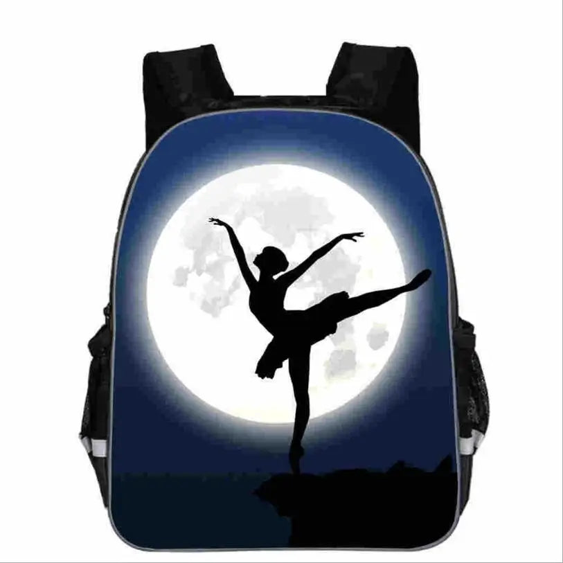 Anime Character Ballet Printing Backpack for Teenager Girls Boys School Bags