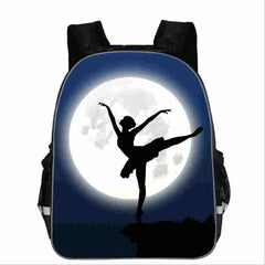 Anime Character Ballet Printing Backpack for Teenager Girls Boys School Bags