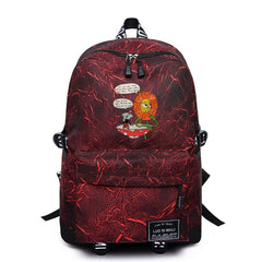 Anime Cuphead Backpack Unisex Casual High Schoolbag Packsack Mochila