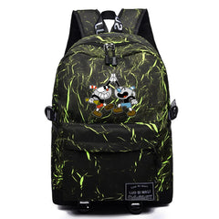 Anime Cuphead Backpack Unisex Casual High Schoolbag Packsack Mochila