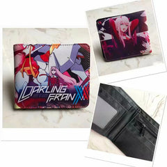 Darling in the FRANXX Zero Two Wallet PU Leather Purse Short Wallet Gift