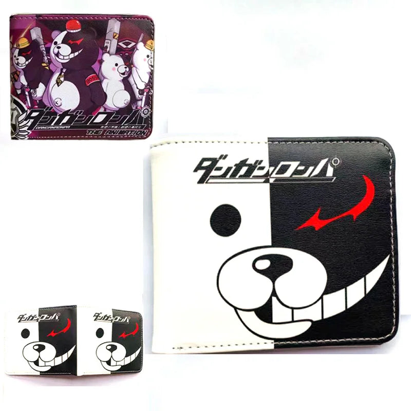 Danganronpa Monokuma Wallet Short PU Purse Cosplay Gift