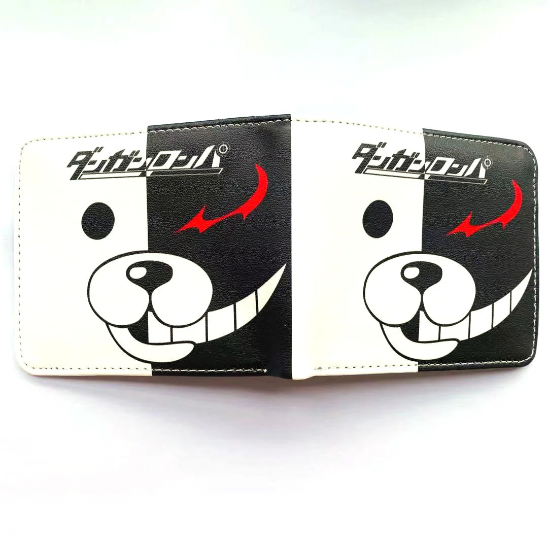 Danganronpa Monokuma Wallet Short PU Purse Cosplay Gift