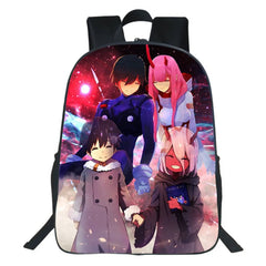 Anime Darling In The Franxx Backpack School Bag Boy Girl Men Bookbag