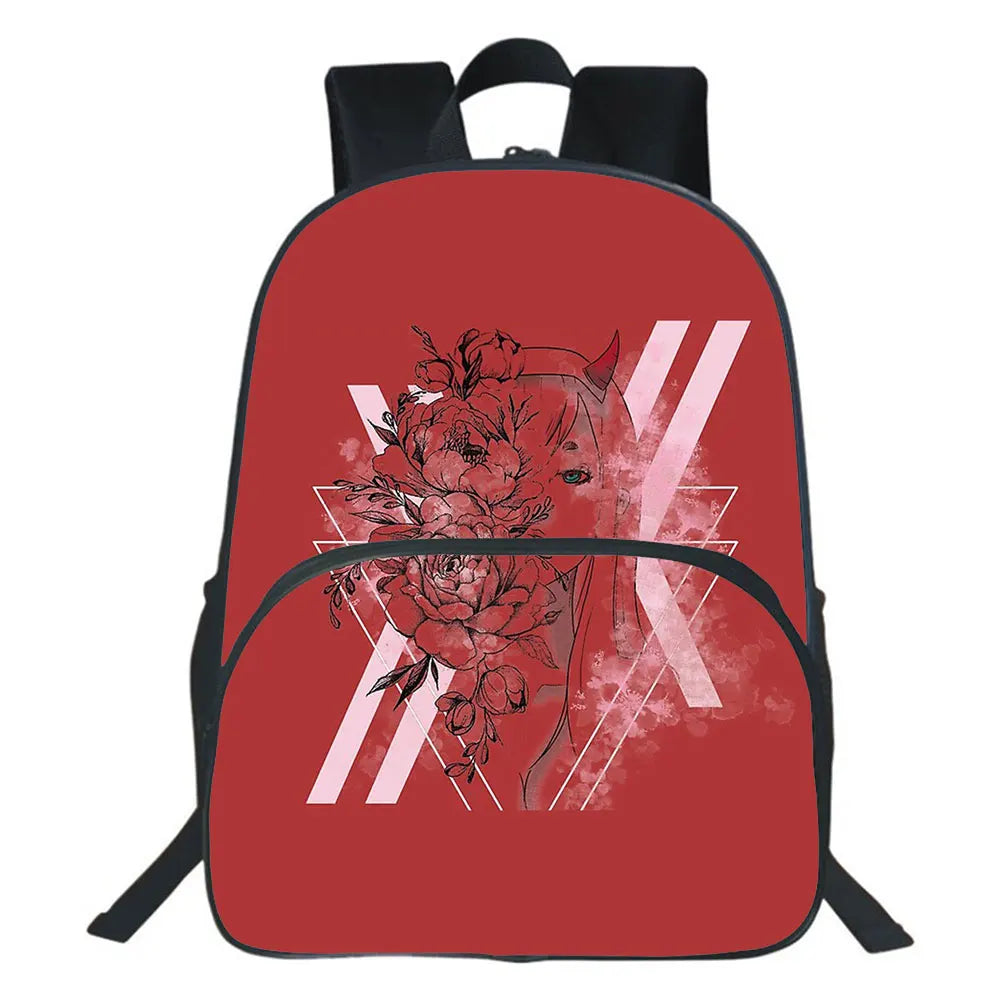 Anime Darling In The Franxx Backpack Boy Girl Bags Women Rucksack