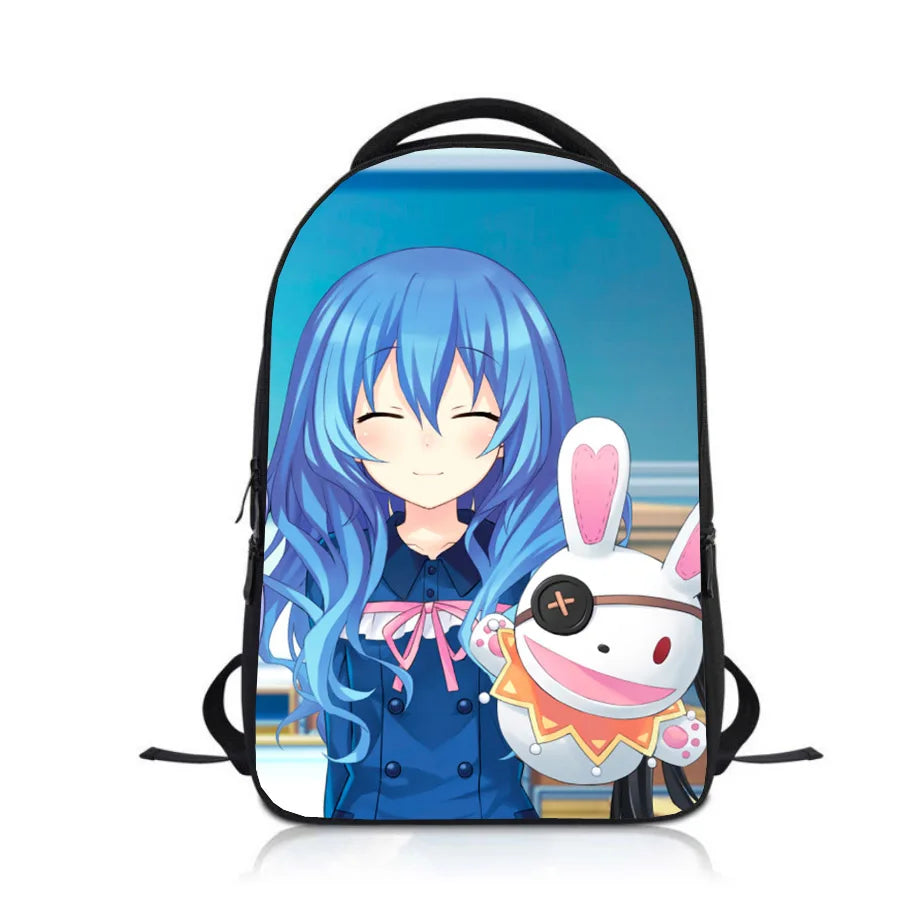 Anime Date a Live Students Backpack School Bag Children Cartoon Knapsack