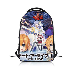 Anime Date a Live Students Backpack School Bag Children Cartoon Knapsack