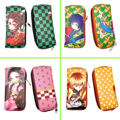 Demon Slayer Giyuu Long PU Leather Wallet Kimetsu no Yaiba