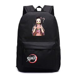 Anime Demon Slayer Backpack Boys Girls Kamado Nezuko School Bag Students