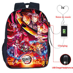 Anime Demon Slayer Backpack For Teens School Bags Knapsack